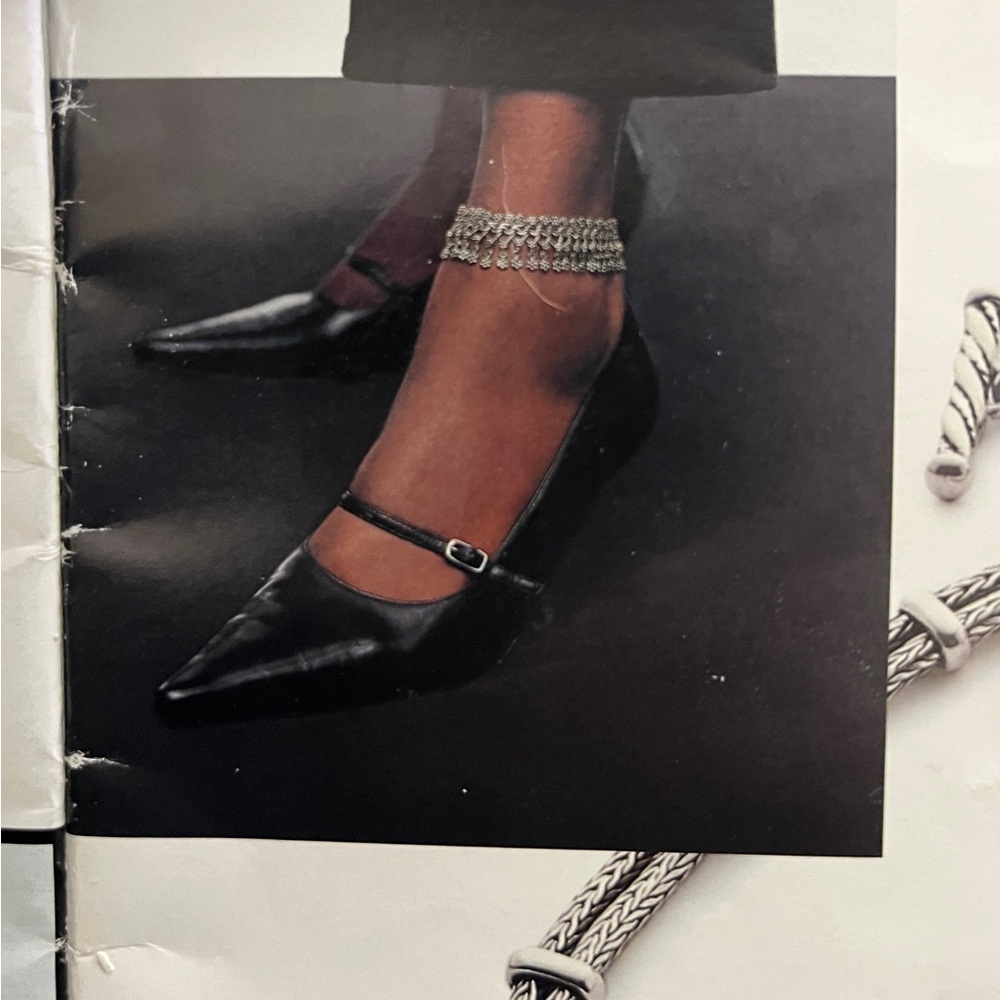 Vintage Lois Hill sterling silver Anklet 9-11inch 925 Street Urchin Rare - Picture 4 of 4